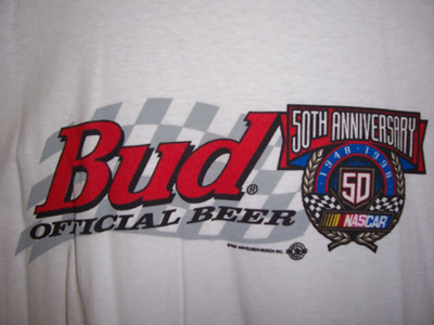 Budweiser Beer NASCAR T-Shirt