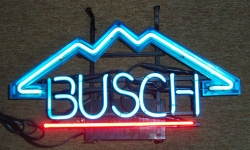 Busch Mini Neon Beer Bar Sign Light  My Beer Sign Collection &#8211; Not for sale but can be bought&#8230; buschmini