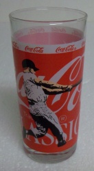Coca Cola Baseball Glass