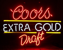 Coors Light Signs all products All Products coorsextragolddraftyellow 1