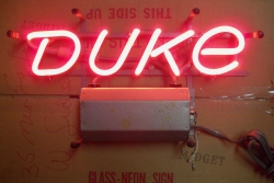 Duke Duquesne Midget Mini Neon Beer Bar Sign Light  My Beer Sign Collection &#8211; Not for sale but can be bought&#8230; dukemininos