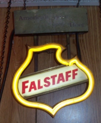 Falstaff Mini Hanger Neon Beer Bar Sign Light  My Beer Sign Collection &#8211; Not for sale but can be bought&#8230; falstaffminihanger