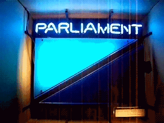 Parliament Cigarettes Sequencing Neon Sign beer sign collection My Beer Sign Collection 3 &#8211; Not for sale but can be bought&#8230; parliament