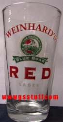 Weinhards Red Lager Pint Glass