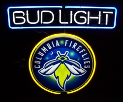 My Beer Sign Collection &#8211; Not for sale but can be bought&#8230; budlightcolumbiafireflies