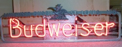 My Beer Sign Collection &#8211; Not for sale but can be bought&#8230; budweiserartdeco