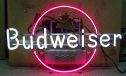 My Beer Sign Collection &#8211; Not for sale but can be bought&#8230; budweiserrubycircle1951solidtr