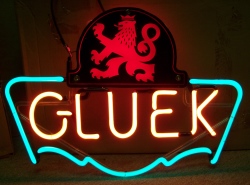 Gluek Beer Neon Sign beer sign collection My Beer Sign Collection 2 &#8211; Not for sale but can be bought&#8230; gluekpanel