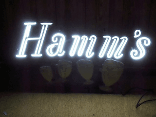 My Beer Sign Collection &#8211; Not for sale but can be bought&#8230; hammsdancinggoblets