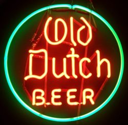 Old Dutch Beer Neon Sign beer sign collection My Beer Sign Collection 3 &#8211; Not for sale but can be bought&#8230; olddutchbeer e1673872745282