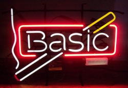 Basic Cigarettes Neon Sign