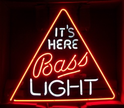 Bass Light Ale Neon Sign