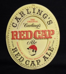 carlings red cap ale sign