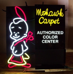 Mohawk Carpet Neon Sign beer sign collection My Beer Sign Collection 2 &#8211; Not for sale but can be bought&#8230; mohawkcarpet