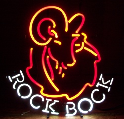 Rock Bock Neon Sign