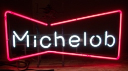 Michelob Beer Bowtie Neon Sign