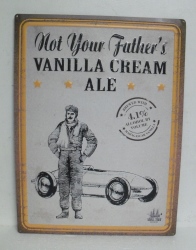 Not Your Fathers Vanilla Creme Tin Sign