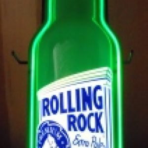 Rolling Rock Beer Bottle Neon Sign