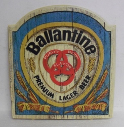 ballantine beer sign