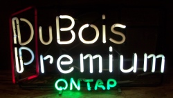 DuBois Premium On Tap Neon Beer Sign beer sign collection My Beer Sign Collection 2 &#8211; Not for sale but can be bought&#8230; duboispremiumontap