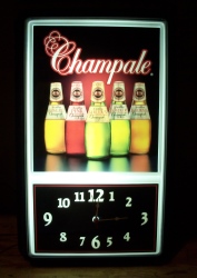 champale malt liquor clock