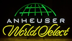 Anheuser World Select Beer Neon Sign