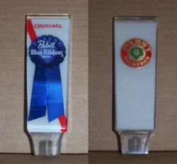 pabst blue ribbon beer tap handle