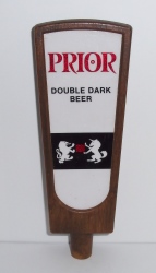 prior double dark beer tap handle