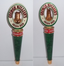 GEORGE KILLIANS IRISH RED beer tap handle ***NEW*** 