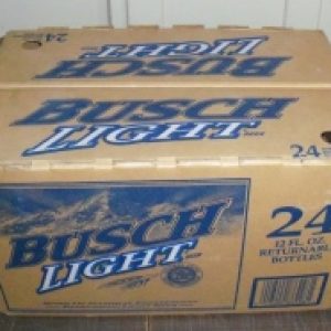 busch light beer case
