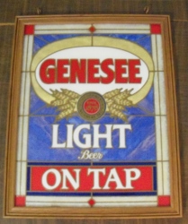 genesee light beer sign genesee light beer sign Genesee Light Beer Sign geneseelightbeerontapstainedglasssign