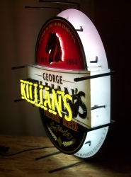 Details about   George Killians Irish Red Beer Logo Distressed Retro Wall Decor Large Metal Sign 
