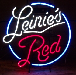 leinies red beer neon sign