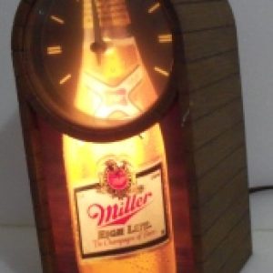 miller high life beer clock