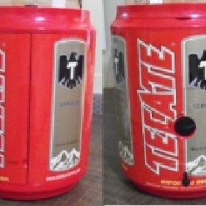 tecate beer cooler radio