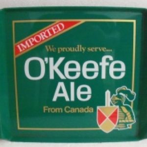 okeefe ale tray sign