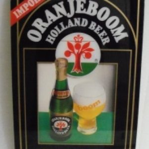 oranjeboom holland beer sign