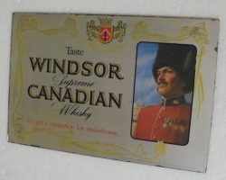 windsor canadian whisky mirror