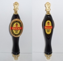 BECK'S Dark Beer Tap Handle Pull Bar Collectible 
