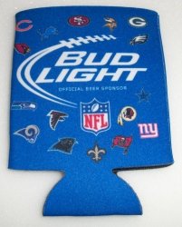 Bud Light Beer NFL Koozie bud light beer nfl koozie Bud Light Beer NFL Koozie budlightnflkoozierear