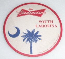 Budweiser Bud Light Beer Coaster