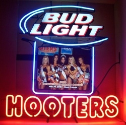 My Beer Sign Collection &#8211; Not for sale but can be bought&#8230; budlighthooters