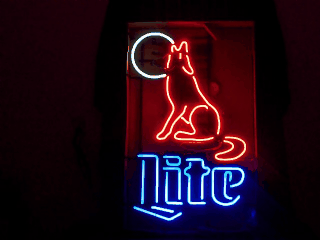 Lite Beer Coyote Sequencing Neon Sign beer sign collection My Beer Sign Collection 2 &#8211; Not for sale but can be bought&#8230; litecoyote