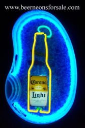 Corona Light Beer Swimming Pool Neon Sign  My Beer Sign Collection &#8211; Not for sale but can be bought&#8230; coronalightpool e1667819159495