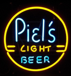 Piels Light Beer Neon Sign beer sign collection My Beer Sign Collection 3 &#8211; Not for sale but can be bought&#8230; pielslightbeer