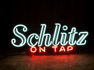 New Schlitz On Tap Beer Bar Neon Light Sign 17"x14" 