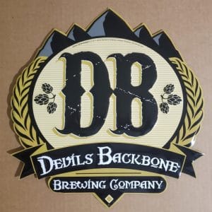 Devils Backbone Beer Tin Sign