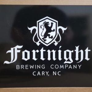 Fortnight Beer Tin Sign