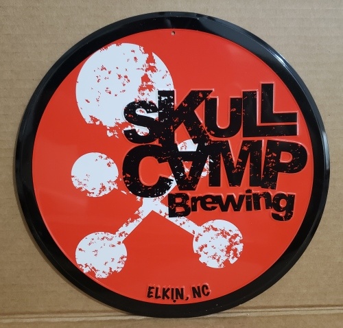 Skull Camp Beer Tin Sign