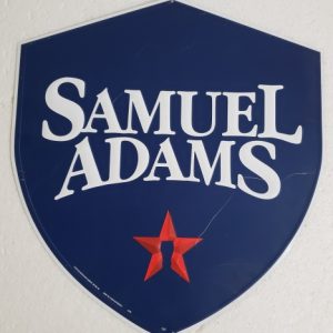 Samuel Adams Beer Tin Sign